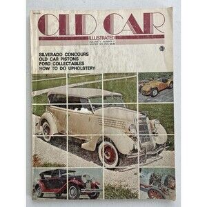Vintage 1975 Old Car Illustrated Volume 1 Number 2
